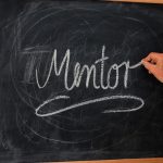 Mentor written on blackboard